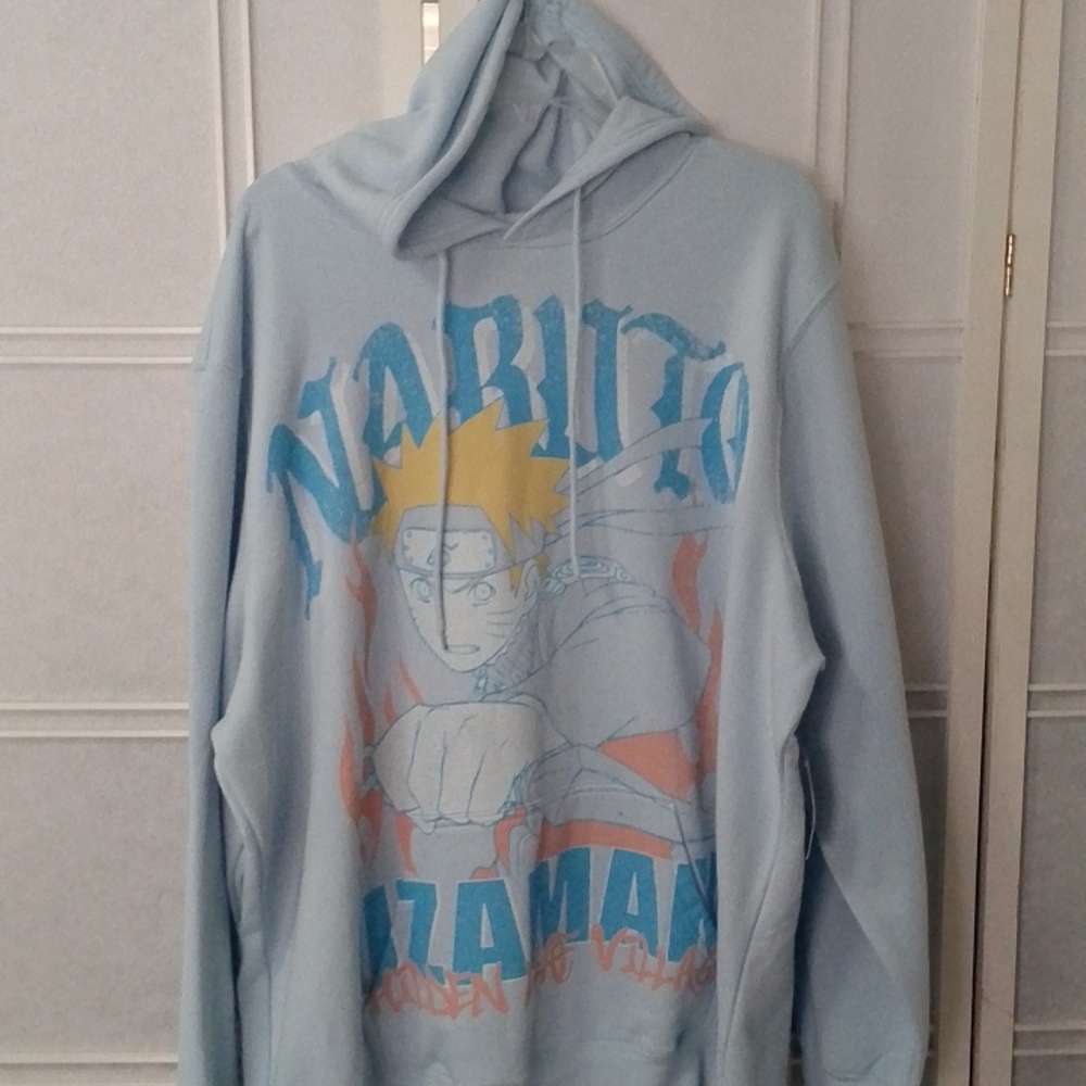 Naruto Blue Graphic Hoodie